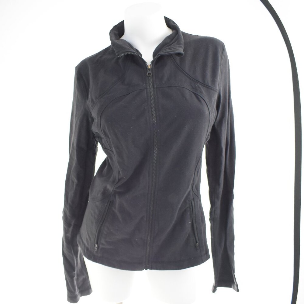 Lululemon Black Zip Up Jacket (No Hood) - Size 10